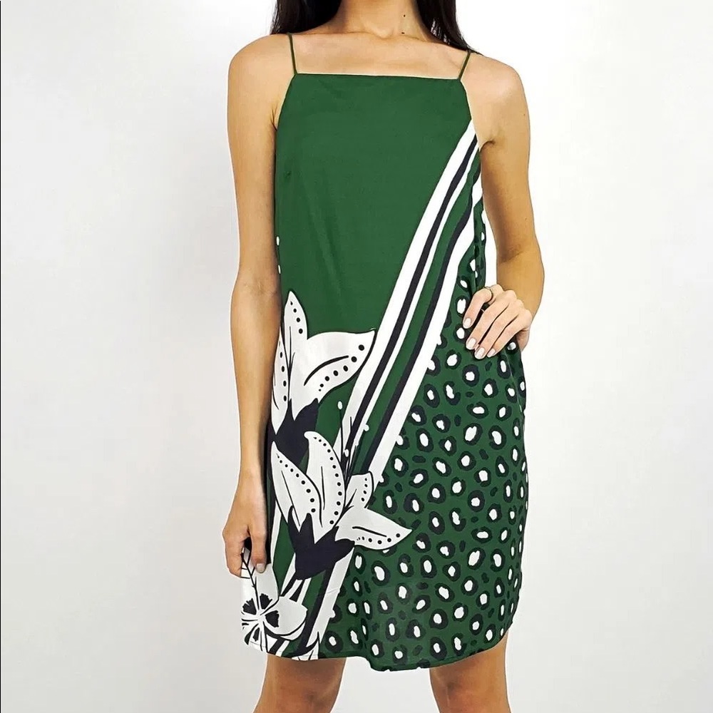 Farm Rio Cashew Garden Mini Dress